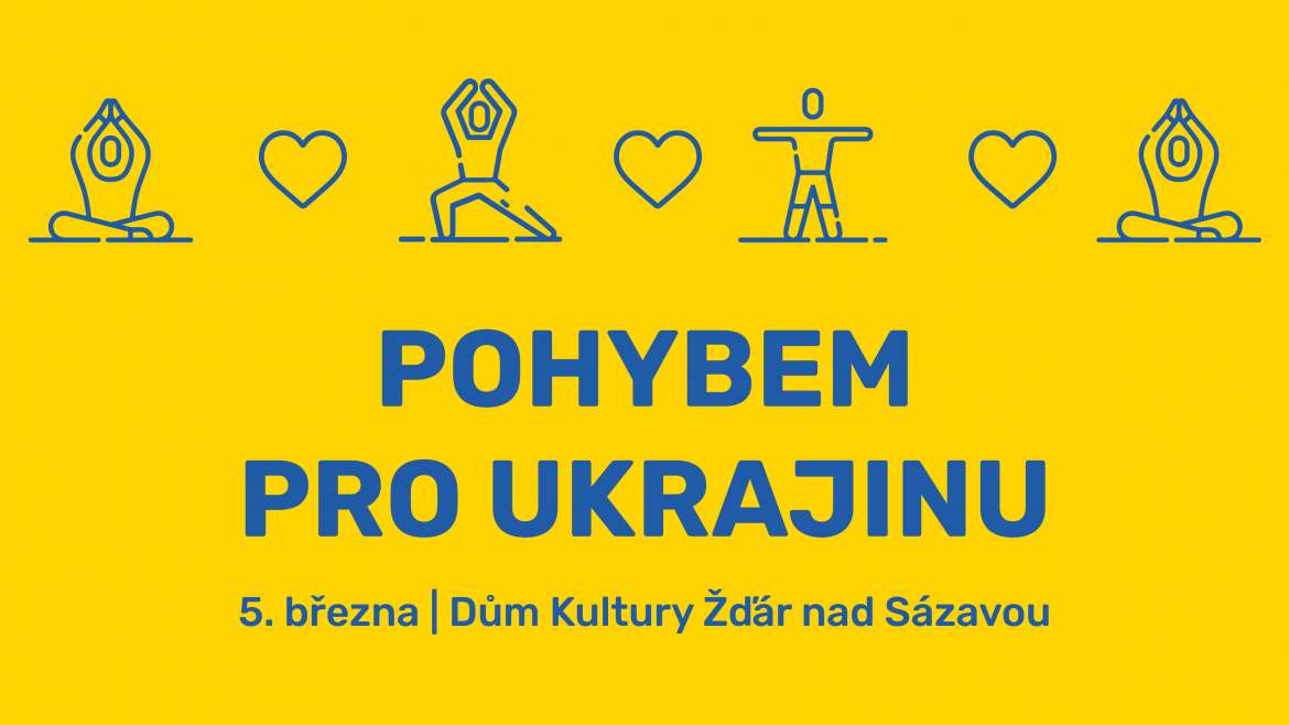 Pohybem pro Ukrajinu už tuto sobotu